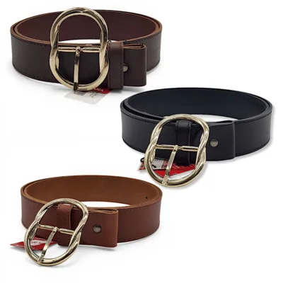 CINTURÓN DE PIEL(LISO) MUJER