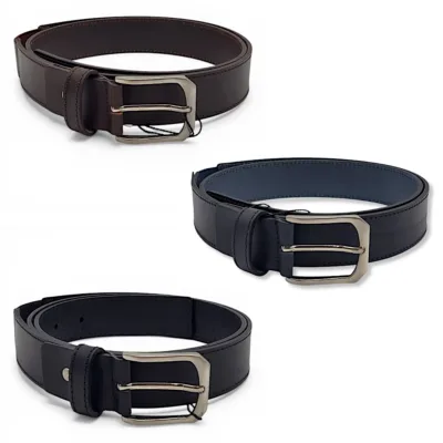 Cinturón de cuero(liso) hombre