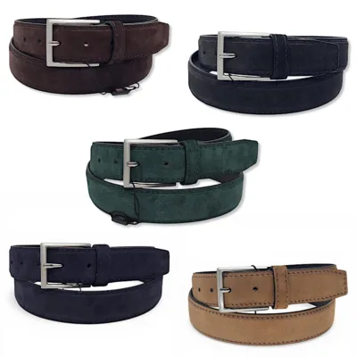 CINTURÓN DE CUERO(ANTE) HOMBRE